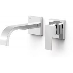 Tres Cuadro-Tres bateria umywalkowa podtynkowa chrom 00630021