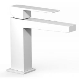 Tres Slim Exclusive bateria umywalkowa stojąca biały mat 202.103.01.BM