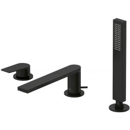 Tres Project bateria wannowo-prysznicowa 3-otworowa czarny mat 211.161.01.NM