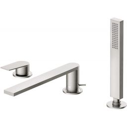 Tres Project bateria wannowo-prysznicowa 3-otworowa stal 211.161.03.AC