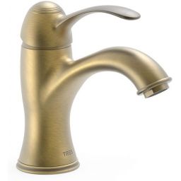 Tres Monoclasic bateria umywalkowa stojąca mosiądz antyczny matowy 24210301LM