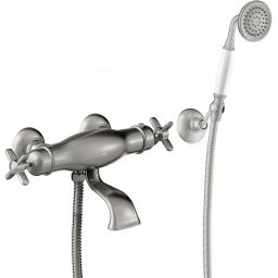 Tres Monoclasic bateria wannowo-prysznicowa termostatyczna stal 242.174.09.AC