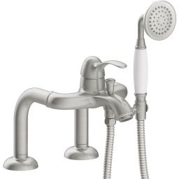 Tres Monoclasic bateria wannowo-prysznicowa 2-otworowa stal 242.194.01.AC