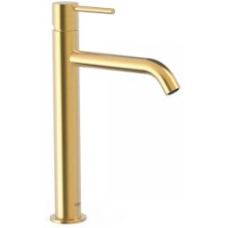 Tres Study-Colors bateria umywalkowa stojąca wysoka złoty mat 26230701OM