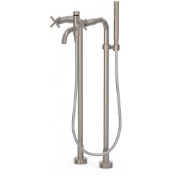 Tres Mont Blanc bateria wannowo-prysznicowa wolnostojąca stal 28319401AC