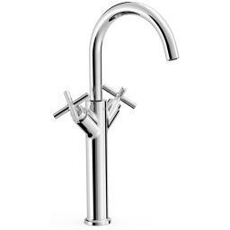 Tres Mont Blanc bateria umywalkowa stojąca chrom 28380301