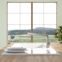 Villeroy & Boch Sorano bateria kuchenna stojąca stal 926600LC