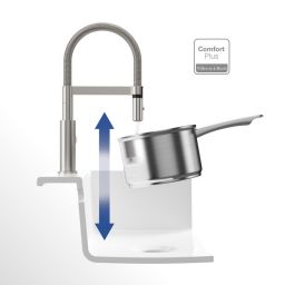 Villeroy & Boch Steel Expert Compact bateria kuchenna stojąca stal 927300LC