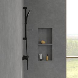 Villeroy & Boch Universal Showers zestaw prysznicowy ścienny czarny mat TVS109004000K5