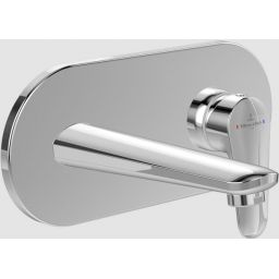 Villeroy & Boch O.Novo bateria umywalkowa ścienna chrom połysk TVW10511211061