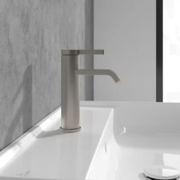 Villeroy & Boch Dawn bateria umywalkowa stojąca nikiel szczotkowany mat TVW10610315264