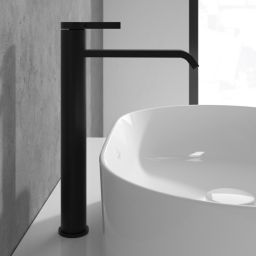 Villeroy & Boch Dawn bateria umywalkowa stojąca czarny mat TVW106106152K5