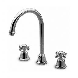 Zucchetti Delfi bateria umywalkowa 3-otworowa chrom Z46253.8008