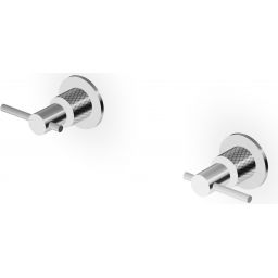 Zucchetti Helm bateria prysznicowa podtynkowa stal nierdzewna szczotkowana/radełkowanie ukośne ZHL738.XG3