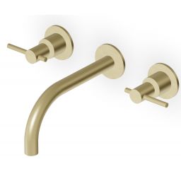 Zucchetti Helm bateria umywalkowa podtynkowa brytyjskie złoto szczotkowane ZHL760.XP31