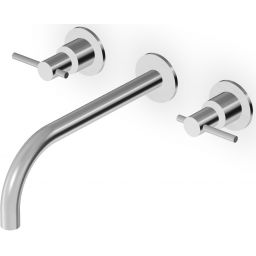 Zucchetti Helm bateria umywalkowa podtynkowa stal nierdzewna szczotkowana ZHL761.X