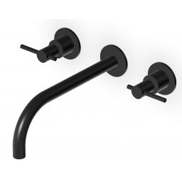 Zucchetti Helm bateria umywalkowa podtynkowa czarny szczotkowany ZHL761.XP81