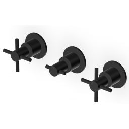 Zucchetti Helm bateria umywalkowa podtynkowa czarny szczotkowany ZHM695.XP81