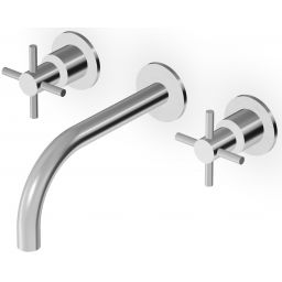 Zucchetti Helm bateria umywalkowa podtynkowa stal nierdzewna szczotkowana ZHM760.X