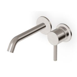 Zucchetti Pan S bateria umywalkowa ścienna nikiel szczotkowany ZPA433.C3