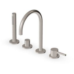 Zucchetti Pan S bateria wannowo-prysznicowa  Brushed Nickel ZPA513.C3
