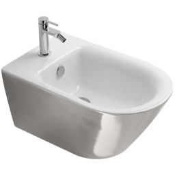 Catalano Zero bidet wiszący dwukolorowy srebrny/biały 0118551041