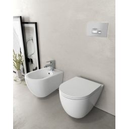 Isvea Infinity bidet wiszący biały 10NF41001