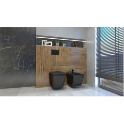 LaVita Onil bidet wiszący czarny mat