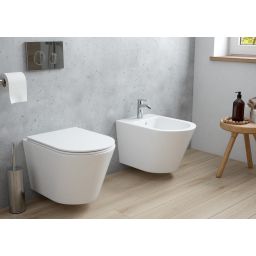 Oltens Jog bidet wiszący z powłoką SmartClean biały 46501000