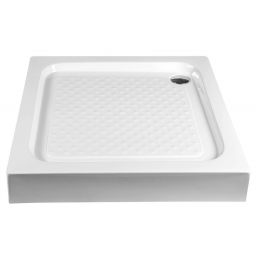 Aqualine brodzik 80x80 cm kwadratowy biały BTTQ80