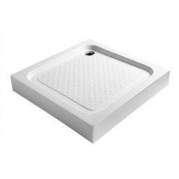 Aqualine brodzik 80x80 cm kwadratowy biały BTTQ80
