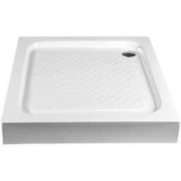 Aqualine brodzik 90x90 cm kwadratowy biały BTTQ90