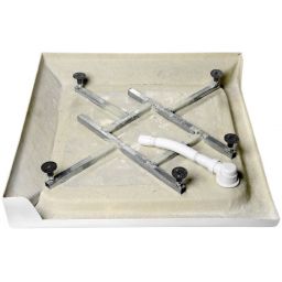 Aqualine brodzik 90x90 cm kwadratowy biały BTTQ90