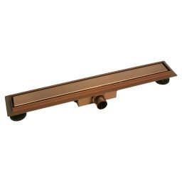 Balneo Duplex Next odpływ liniowy 70 cm miedź Virgin/pod płytkę CO-70N