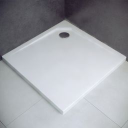 Besco Acro UltraSlim brodzik 90x90 cm kwadratowy biały BMAC-90