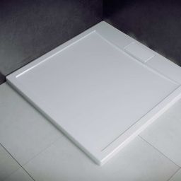 Besco Axim UltraSlim brodzik 80x80 cm kwadratowy biały #BAX-80-KW