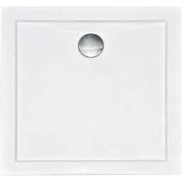 Besco Aquarius Slimline brodzik 90x90 cm kwadratowy biały BAA-90-K