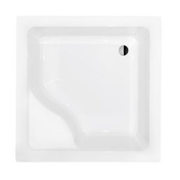 Besco Igor brodzik 90x90 cm kwadratowy biały #BAI-90