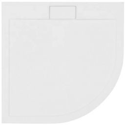 Besco Axim UltraSlim brodzik 90x90 cm półokrągły biały #BAX-90-NR