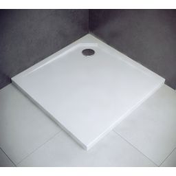 Besco Acro UltraSlim brodzik 80x80 cm kwadratowy biały BMAC-80