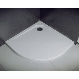 Besco Asco UltraSlim brodzik 80x80 cm półokrągły biały BMAS-80