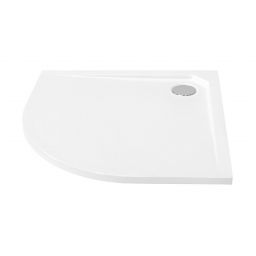 Besco Asco UltraSlim brodzik 80x80 cm półokrągły biały BMAS-80