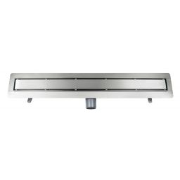 Besco Virgo Duo odpływ prysznicowy 60 cm chrom szczotkowany OL-60-VD