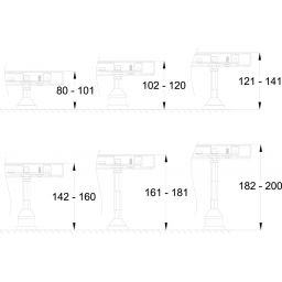 Bette nóżki do brodzika 150x80 cm B50-3079