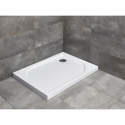 Radaway Delos D brodzik 100x75 cm prostokątny biały 4D17555-03