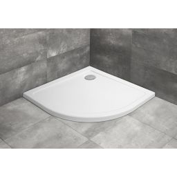 Radaway Doros A brodzik 80x80 półokrągły biały SDRA8080-01