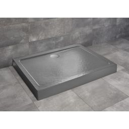 Radaway Doros D Compact brodzik 100x80 cm prostokątny stone antracyt SDRD1080-05-64S