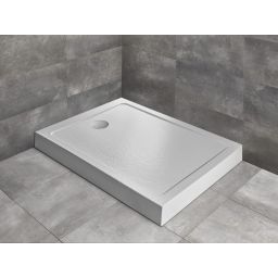 Radaway Doros F Compact brodzik 100x80 cm prostokątny stone biały SDRFP1080-05-04S