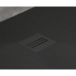 Radaway Kyntos F Black kratka odpływowa czarna HKA-54