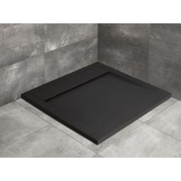 Radaway Teos C brodzik kwadratowy 80x80 cm czarny HTC8080-54